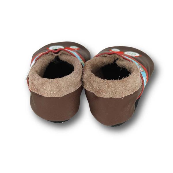 Lauflernschuhe rote Trecker mit Webband
